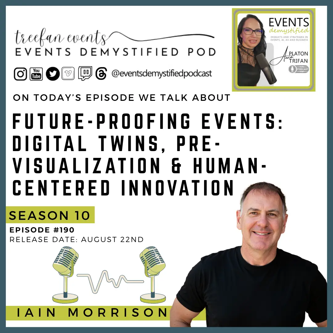 190: Future-Proofing Events: Digital Twins, Pre-Visualization & Human-Centered Innovation ft Iain Morrison