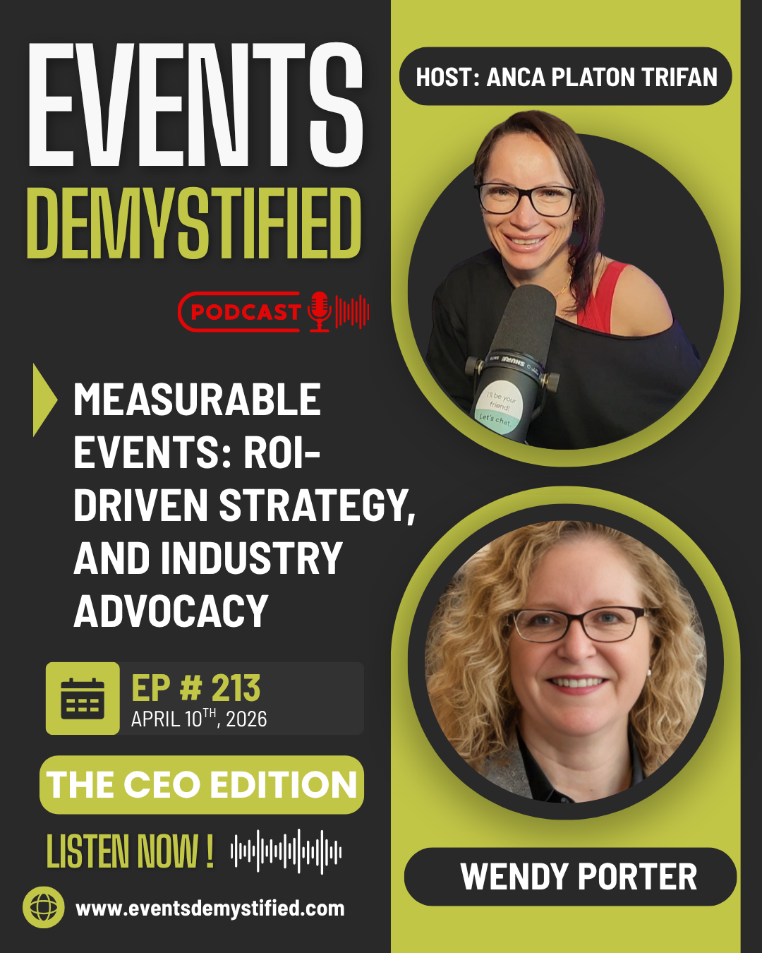 213: Measurable Events: ROI-Driven Strategy, and Industry Advocacy