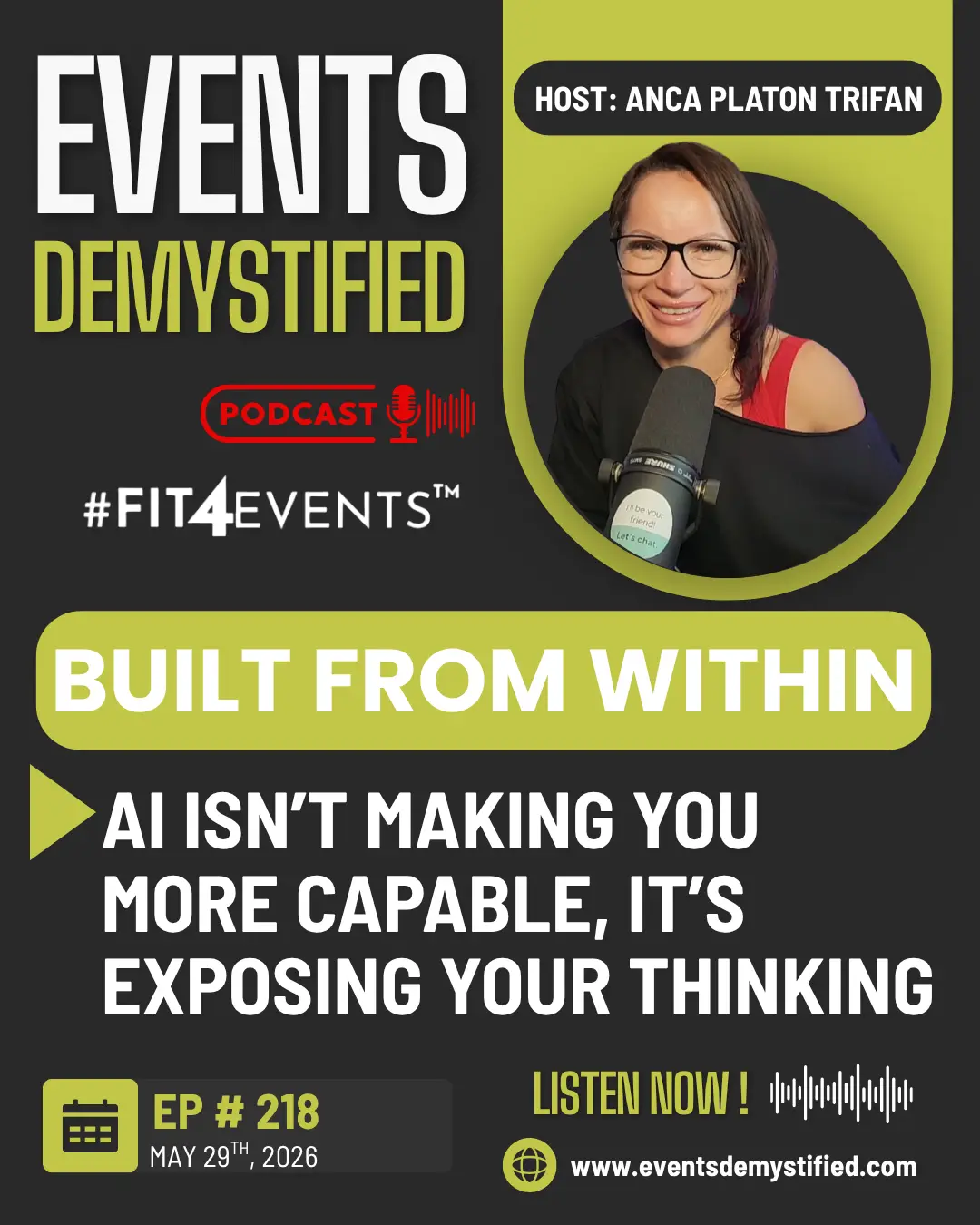 218: AI Isn’t Just Making You More Capable, It’s Exposing Your Thinking | Build From Within