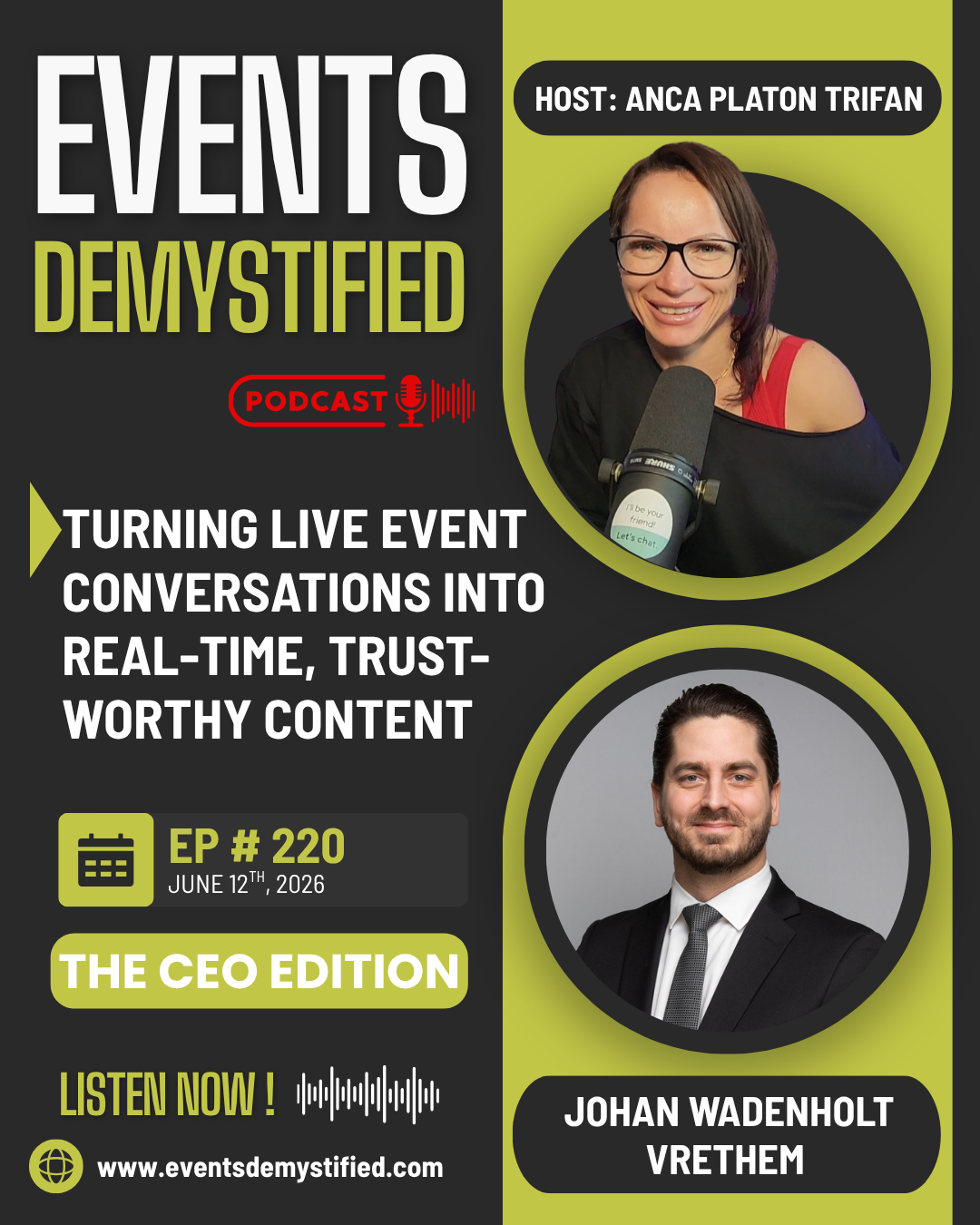 220: Turning Live Event Conversations Into Real-Time, Trustworthy Content